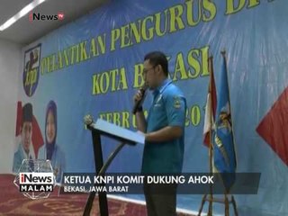 Ketua KNPI komit dukung Ahok - iNews Malam 19/02