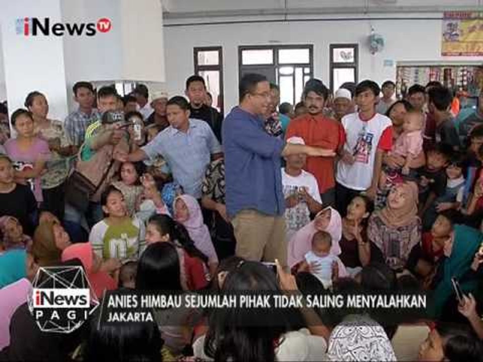 Cagub Anies Baswedan Kunjungi Warga Korban Banjir di Rawajati - iNews Pagi 22/02