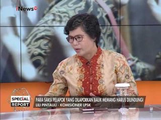 Nicholay Aprilindo : Harus ada Revisi UU perlindungan saksi - Special Report 21/02