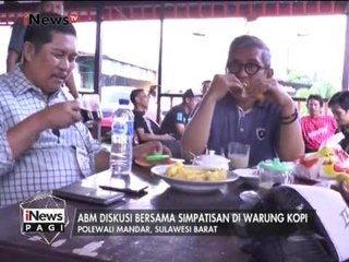 Tunggu hasil rekapitulasi, ABM diskusi bersama simpatisan di warung kopi - iNews Pagi 24/02