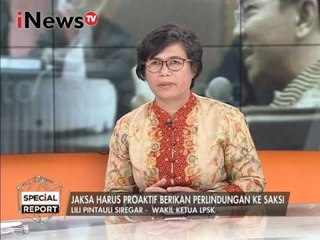 Lili Pintauli S : Jaksa harus Proaktif berikan perlindungan ke saksi - Special Report 21/02