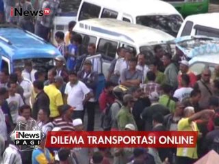 Dilema Transportasi Online, Ratusan Pengemudi Angkutan Umum di Malang Mogok Narik - iNews Pagi 23/02