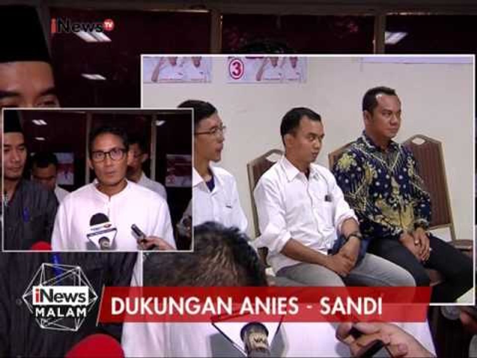 Paslon Pilkada DKI no urut 3 mendapat dukungan dari Forum Jakarta Sejahtera - iNews Malam 24/02