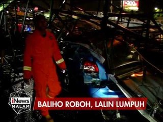 Baliho rubuh di Jakarta Barat, Lalin lumpuh - iNews Malam 25/02