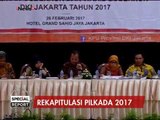 Ketua KPUD bacakan hasil Rekapitulasi Pilkada DKI Jakarta - Special Report 26/02