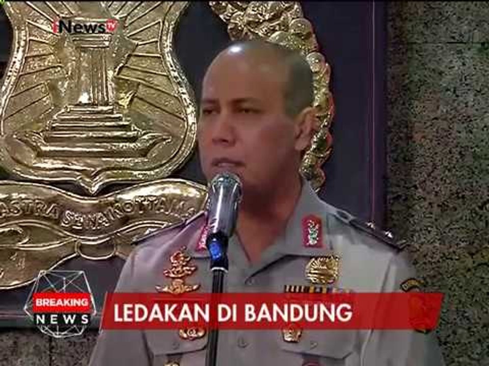 Berikut Konpers Irjen Pol Boy Rafli Amar terkait ledakan di Bandung - Breaking News 27/02