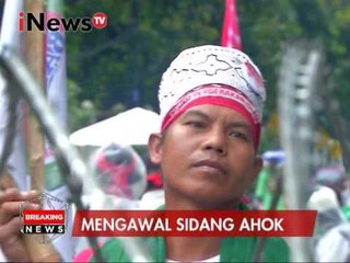 Massa yang pro dan kontra tetap hadir di sidang - iNews Breaking News 28/02