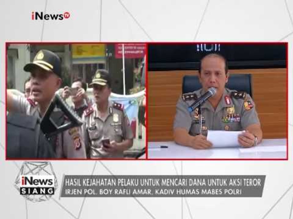 Irjen Pol Boy Rafli Amar : Pelaku melakukan aksi perampokan & pencurian - iNews Siang 28/02