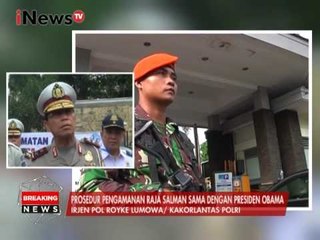 Prosedur Pengamanan Raja Salman Sama Dengan Presiden Obama - iNews Breaking News 01/03