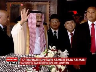 Pimpinan DPR/MPR sambut Raja Salman - Breaking News 02/03