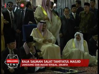 Raja Salman Masuki Masjid Istiqlal & Jalankan Shalat Tahiyatul Masjid - iNews Breaking News 02/03