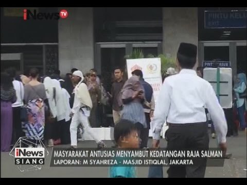 Raja Salman ke Masjid Istiqlal, Masyarakat Mulai Berdatangan - iNews Siang 02/03