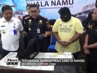 Video herunterladen: Petugas Bea Cukai gagalkan penyelundupan narkoba di Deli Serdang - iNews Pagi 03/03