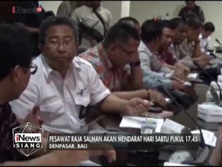 Jelang kedatangan, Tim keamanan Arab Saudi-Polda Bali adakan rapat konsolidasi - iNews Siang 03/03