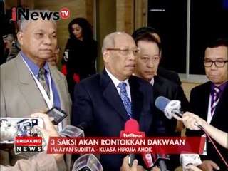 Live Report : 3 saksi meringankan akan dihadirkan kuasa hukum - iNews Breaking News 07/03
