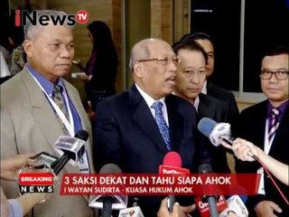 Kaspudin Nor : Keterangan saksi tidak boleh menabrak norma hukum - iNews Breaking News 07/03