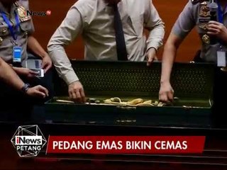 Polri laporkan Cinderamata pedang emas dari Kerajaan Arab Saudi ke KPK - iNews Petang 07/03