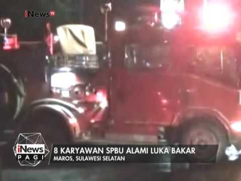 Ledakan SPBU di Maros Sulsel, 8 Karyawan Terluka & Dilarikan Warga ke Rumah Sakit - iNews Pagi 08/03