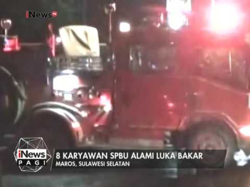 Ledakan SPBU di Maros Sulsel, 8 Karyawan Terluka & Dilarikan Warga ke Rumah Sakit - iNews Pagi 08/03