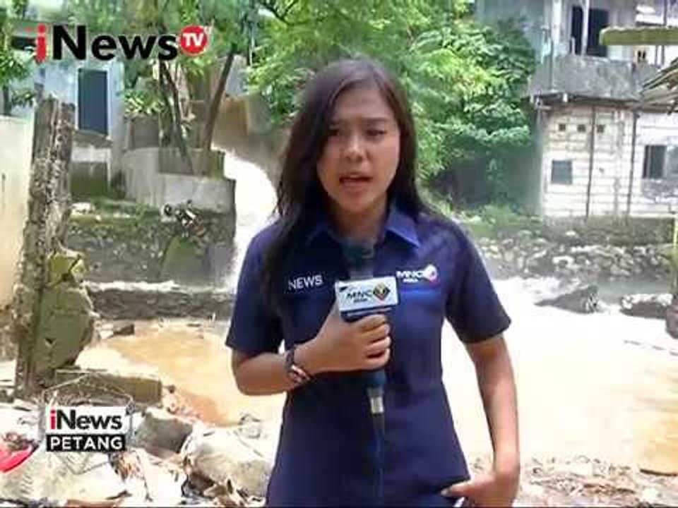 Live Report : Derisky Orta : Tanggul jebol, tidak kuat menahan deras air - iNews Petang 08/03