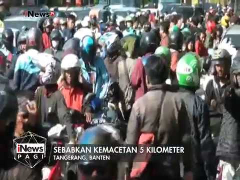 Rekan Dipukul, Ratusan Pengemudi Ojek Online Lakukan Aksi Balasan Angkutan Umum - iNews Pagi 09/03