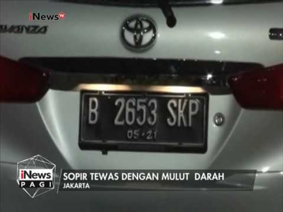 Seorang Sopir Pengemudi Taksi Online Ditemukan Tewas Dengan Mulut Berdarah - iNews Pagi 09/03