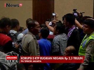 2 Tersangka Korupsi E-KTP Masuki Ruang Sidang - iNews Breaking News 09/03