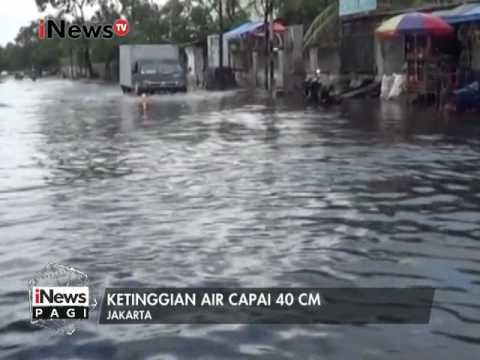 Banjir kembali menggenangi jalan Kebon Jeruk Jakarta - iNews Pagi 13/03