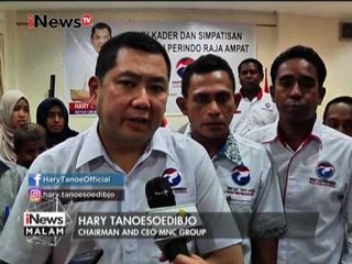 HT anjurkan penambahan Beasiswa bagi generasi muda di Papua Barat - iNews Malam 12/03