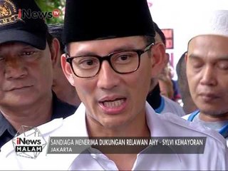 Anies-Sandi menerima deklarasi dukungan dari relawan AHY-Sylvi - iNews Malam 13/03