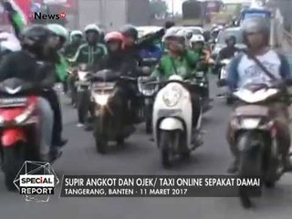 Konvoi bersama supir angkot & ojek/taksi online untuk suarakan perdamaian - Special Report 13/03