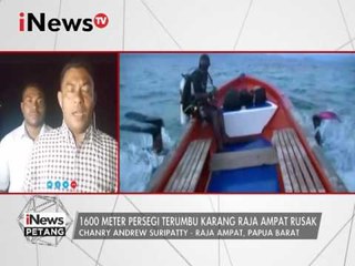 Live Report : Chanry Andrew S, Kapal pesiar rusak terumu karang - iNews Petang 13/03
