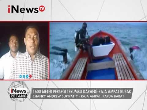 Live Report : Chanry Andrew S, Kapal pesiar rusak terumu karang - iNews Petang 13/03