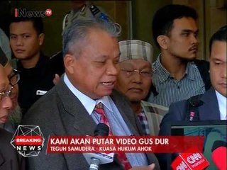 Teguh Samudera : Video Gus Dur yang berkata ke Ahok akan kami putar - iNews Breaking News 14/03