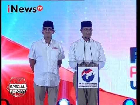 Tanggapan Anies Sandi terhadap dukungan dari partai Perindo - Special Report 14/03