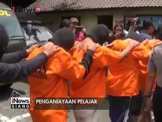 Polisi menangkap 7 pelaku tindak kekerasan pada pelajar dengan Sajam - iNews Siang 15/03