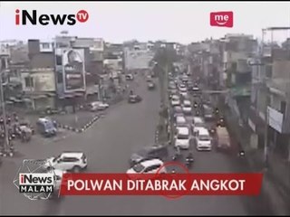 Sadis!!! Polwan ditabrak angkot - iNews Malam 18/03