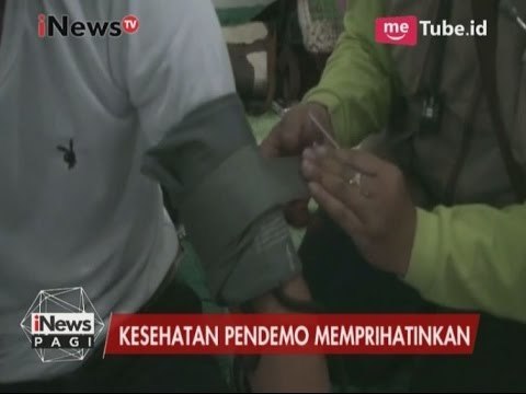 50 Peserta Aksi Cor Kaki Asal Kendeng Diperiksaan Kesehatan Fisiknya - iNews Pagi 20/03