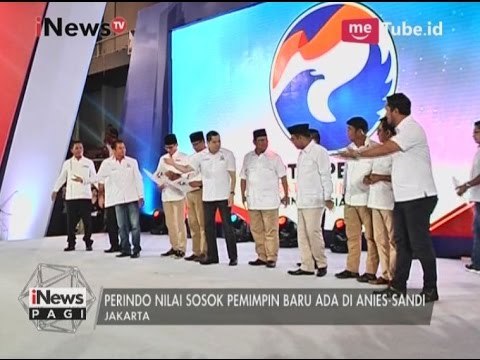Partai Perindo Resmi Deklarasikan Untuk Mendukung Paslon No 3 Pada Pilkada DKI - iNews Pagi 20/03