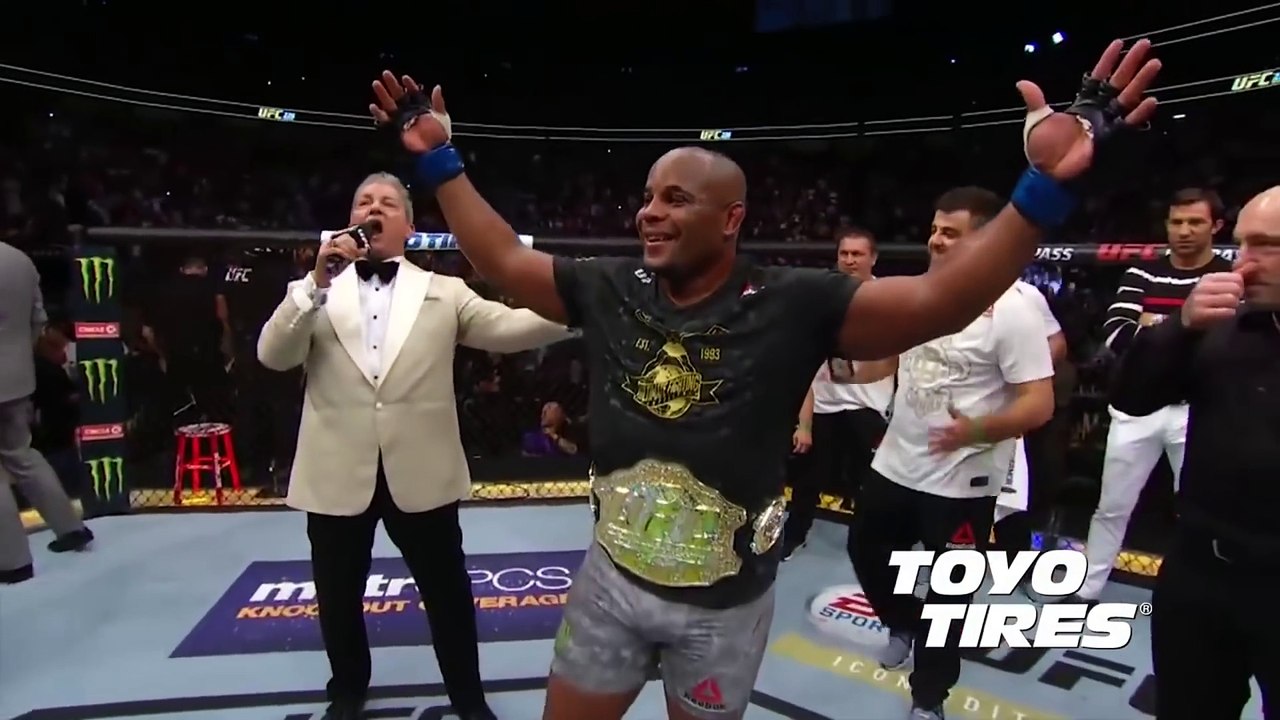 UFC 226 - Brock Lesnar Pushes Daniel Cormier