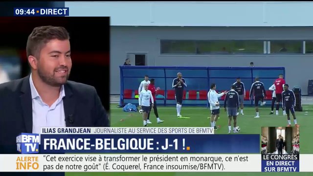 Jusqu'au match demain à 20h, quel est le programme des Bleus ?