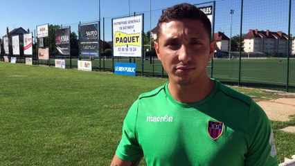 Interview de l'arrière Harris Aounallah à l'occasion de la reprise de l'entraînement du Stade dijonnais