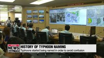 How typhoons get their names