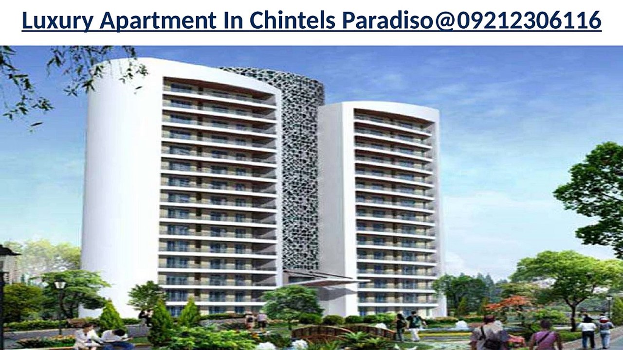 Apartments in Chintels Paradiso Sector 109@9212306116