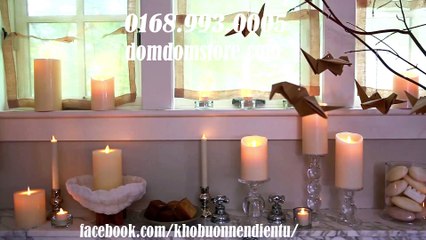 nến điện tử, nến cảm ứng, nến điện tử giá rẻ