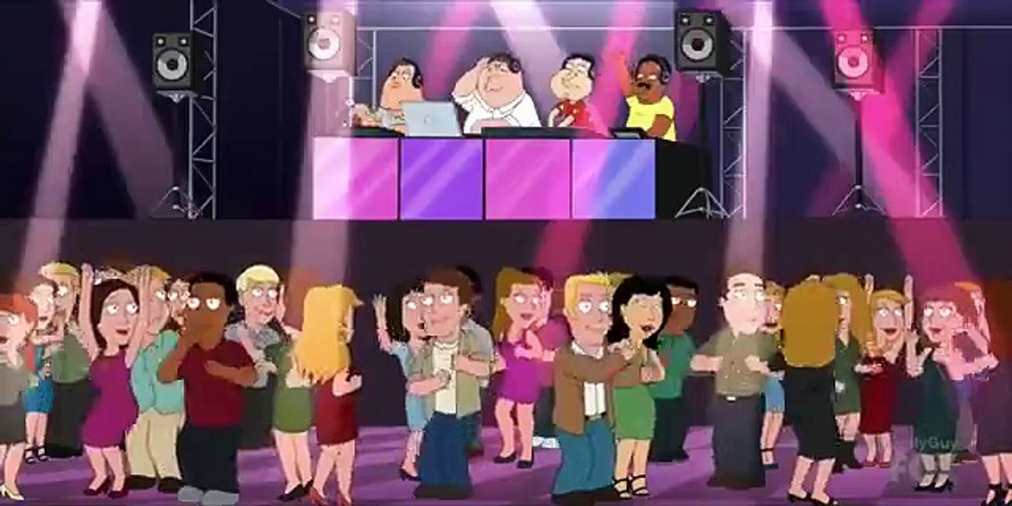 Family Guy - Peter And Friends Became A DJ