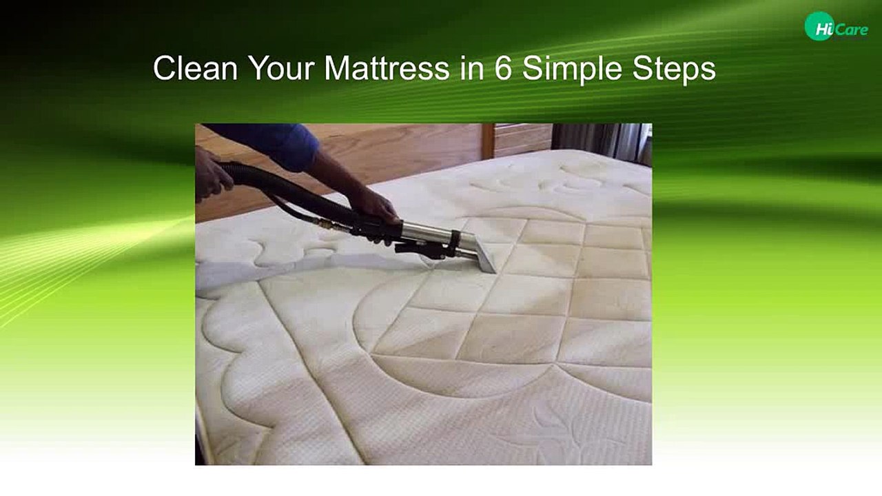 Clean Your Mattress in 6 Simple Steps