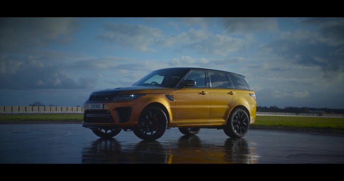 Range Rover Sport SVR on the Jaguar Land Rover Fen End circuit