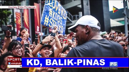 SPORTS BALITA: KD, balik-Pinas