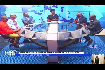 CANAL PRESSE DU 08/07/2018: "CRISE SÉCURITAIRE DANS LE NORD - OUEST ET LE SUD - OUEST: Des Paroles et des Actes !"